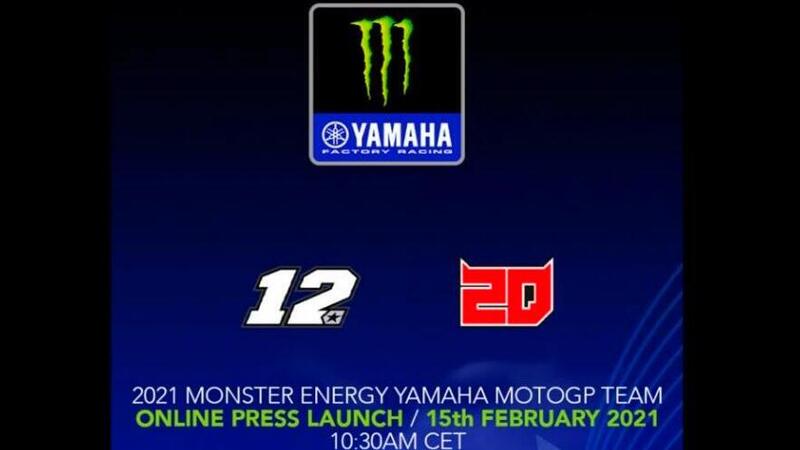 MotoGP 2021: per il Team Yamaha Monster Energy presentazione online il 15 febbraio