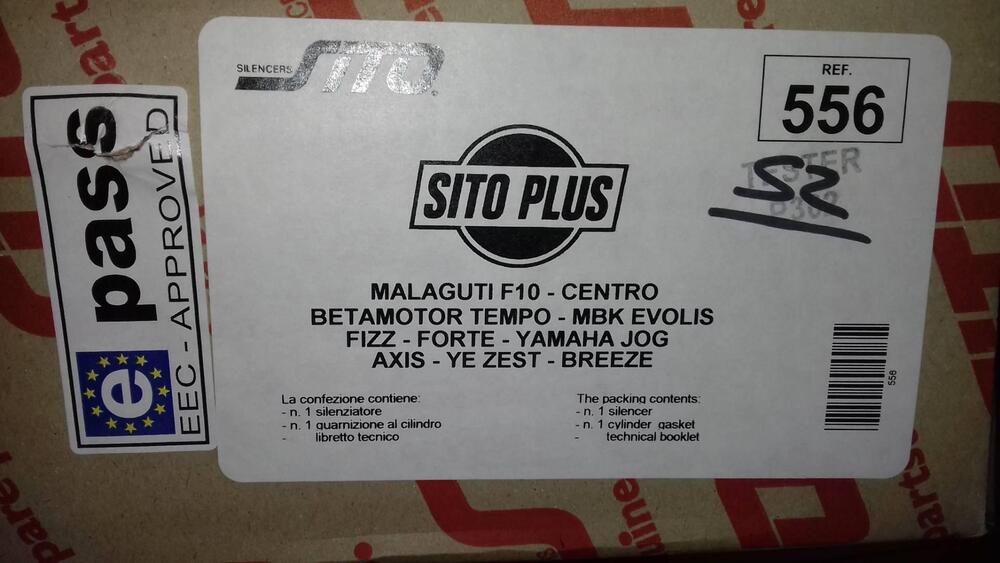 Marmitta SITO Malaguti F10