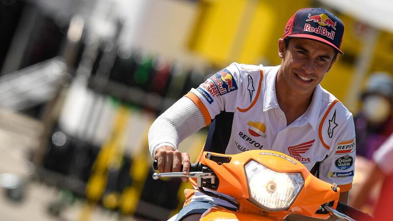 Visita di controllo per Marc Marquez: le cose cominciano a girare nel verso giusto