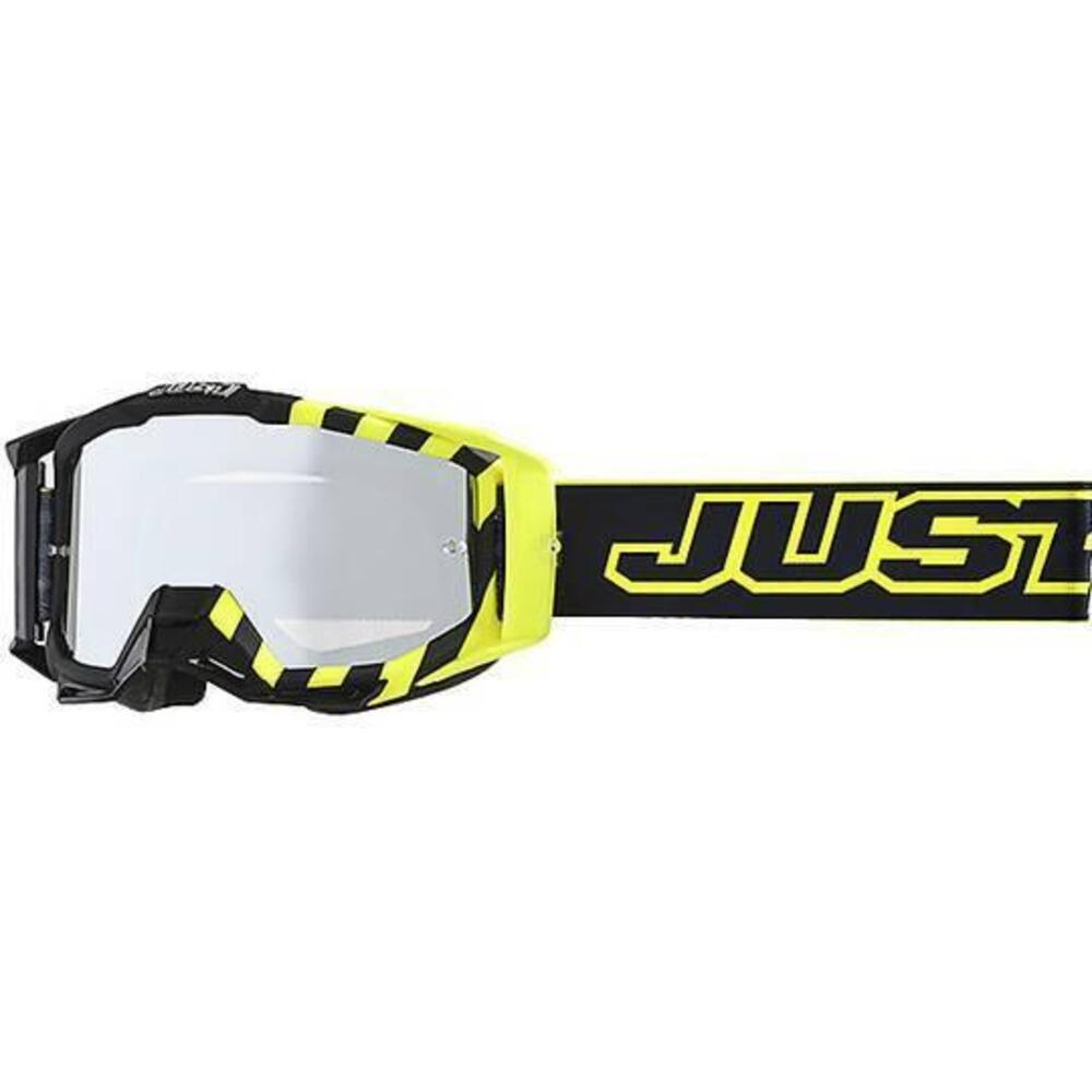 JUST1 GOGGLE IRIS STRIPE YELLOW
