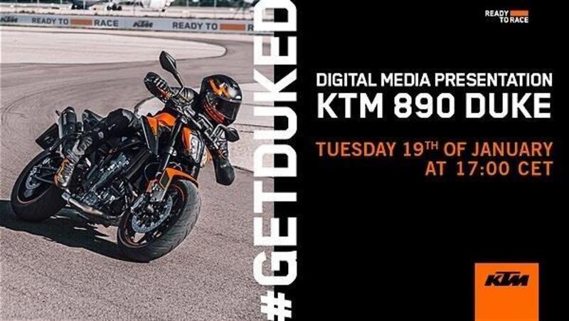 KTM Duke 890: parte il conto alla rovescia per la presentazione live