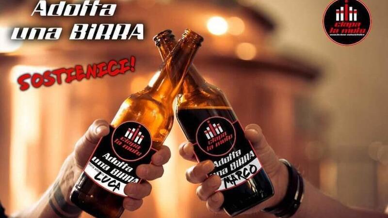 Due iniziative per Ciapa la Moto: "Adotta una birra" e "Matti dalle gare"