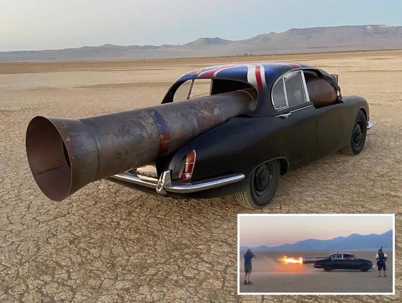 Un missile da guerra o una Jaguar? La S-Type con il &quot;motore&quot; delle V-1 naziste [foto]