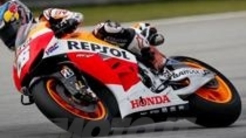 Test MotoGP Sepang. Pedrosa &egrave; il pi&ugrave; veloce. Rossi 5&deg;