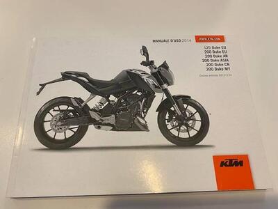 MANUALE D'USO KTM DUKE 125-200 ANNO 2014