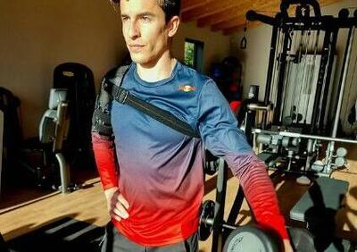 MotoGP. Marc Marquez ancora in palestra: dopo la cyclette, lavoro per il braccio sinistro