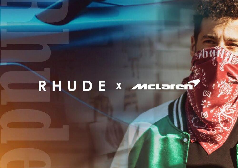Rhude, lo streetwear di lusso made in USA arriva in pista con McLaren e Daniel Ricciardo