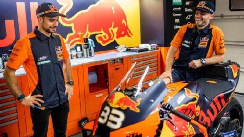 KTM MotoGP: prime foto da compagni di squadra per Brad Binder e Miguel Oliveira