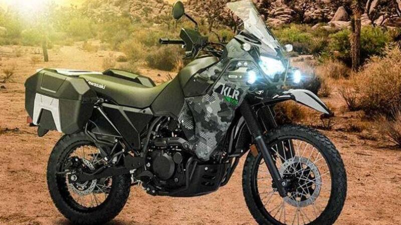 Nuova Kawasaki KLR 650 Adventure 2021. Per gli USA