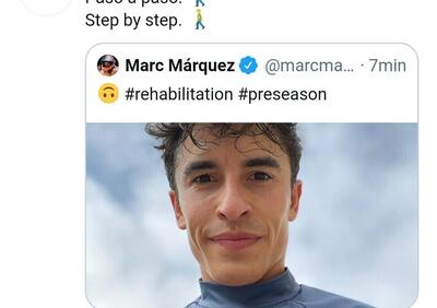 MotoGP 2021. Marc Marquez, Passo dopo passo in preseason