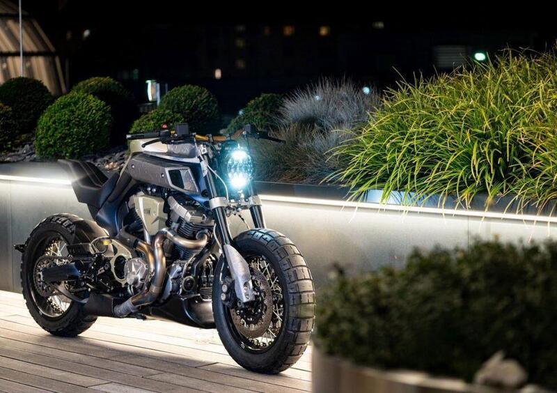 Titan Motorcycles Blue Falcon: una Yamaha MT-01 ancora pi&ugrave; selvaggia