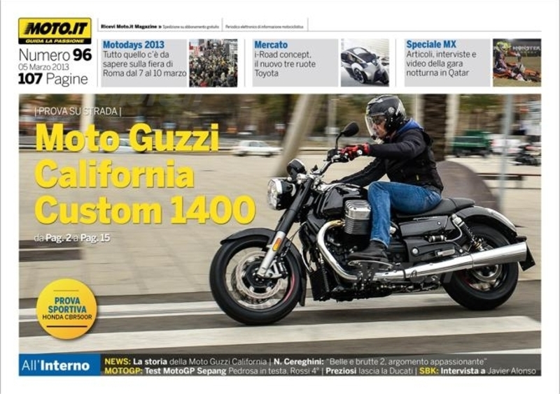 Magazine n&deg; 96, scarica e leggi il meglio di Moto.it  