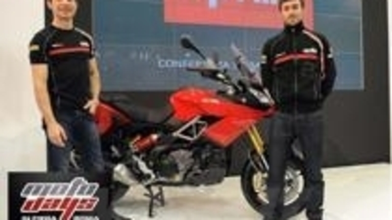 Aprilia porta al debutto a Motodays la Caponord 1200 e la RSV 4 ABS