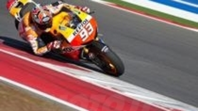 MotoGP: test Austin, prima giornata