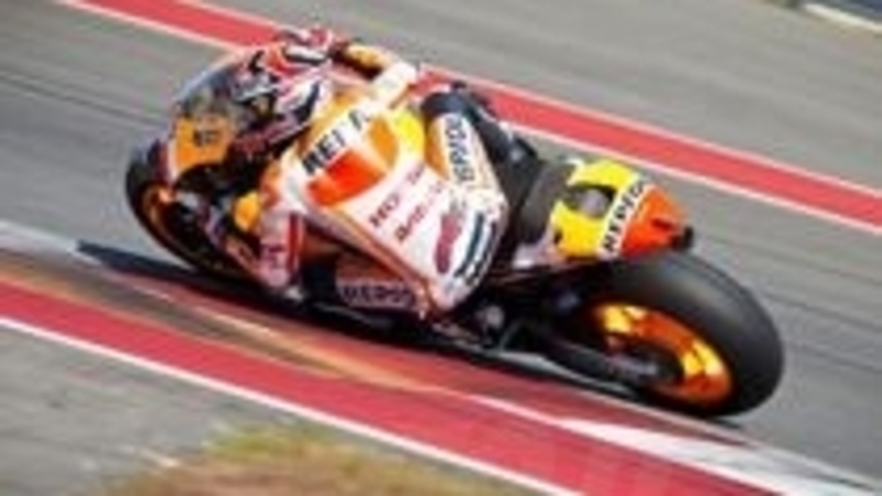 MotoGP. Test ad Austin. Vola Marquez, Pedrosa rincorre