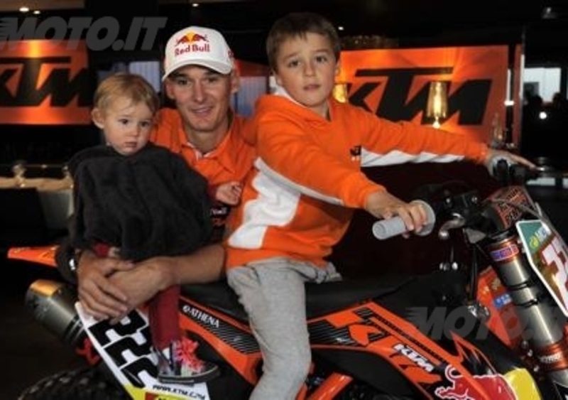 Generazioni di fenomeni. Stefan Everts, il figlio Liam debutta nel Supercross