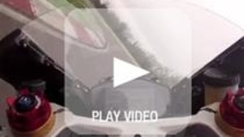 In sella con Canepa durante i test CIV a Imola