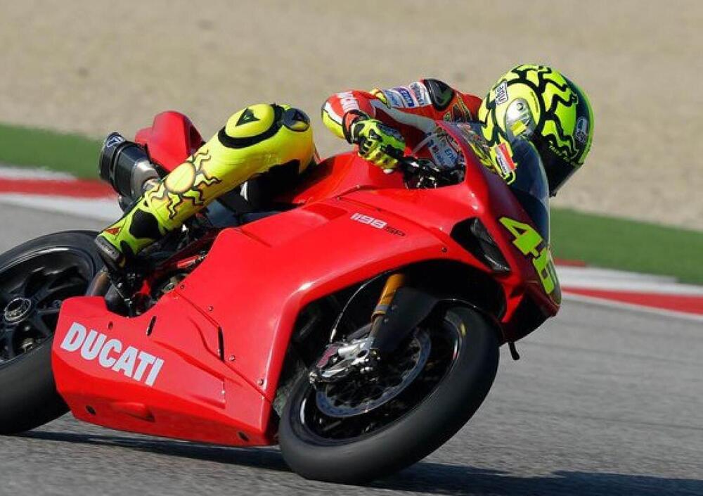 [VIDEO] 10 anni fa Valentino Rossi provava la Ducati 1198 SP a Misano