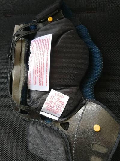 INTERNO CASCO ARAI VX-PRO 7mm TG. XS-S