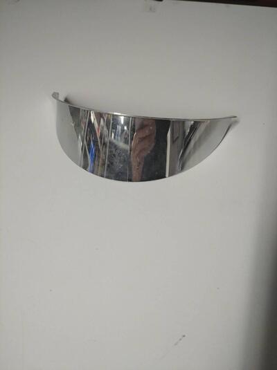 VISIERA FARO ANT.UNIVERSALE METALLO CROMATO 16 CM De Pretto