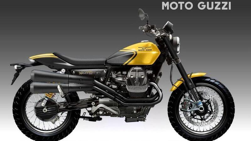 Moto Guzzi V9 Street Trax. Il concept di Bezzi