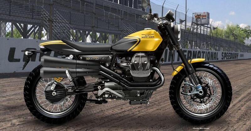 Moto Guzzi V9 Street Trax. Il concept di Bezzi