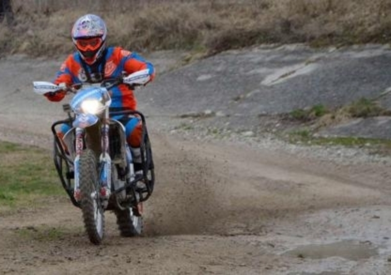 Nicola Dutto al via della Baja 500 in Messico