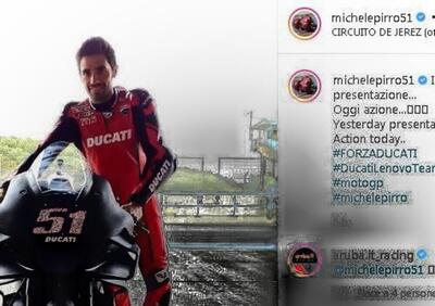 MotoGP. La Ducati Desmosedici GP21 è già nelle mani di Michele Pirro a Jerez [VIDEO]