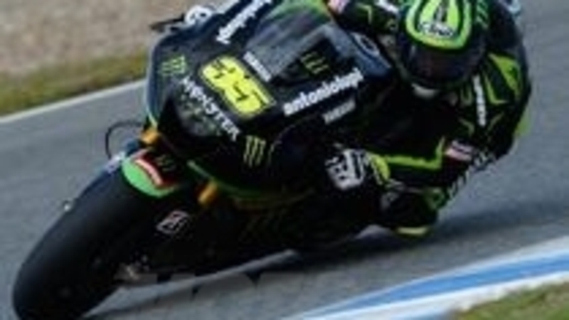 Test MotoGP Jerez. Crutchlow il pi&ugrave; veloce, Rossi secondo