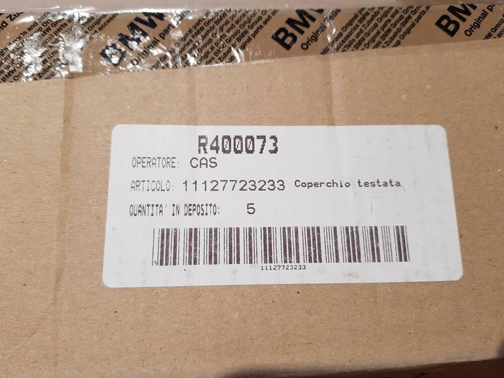 Coperchio Testata argentato SX NUOVO BMW (3)