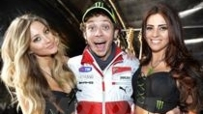 Valentino Rossi e la slorchiata alle ombrelline