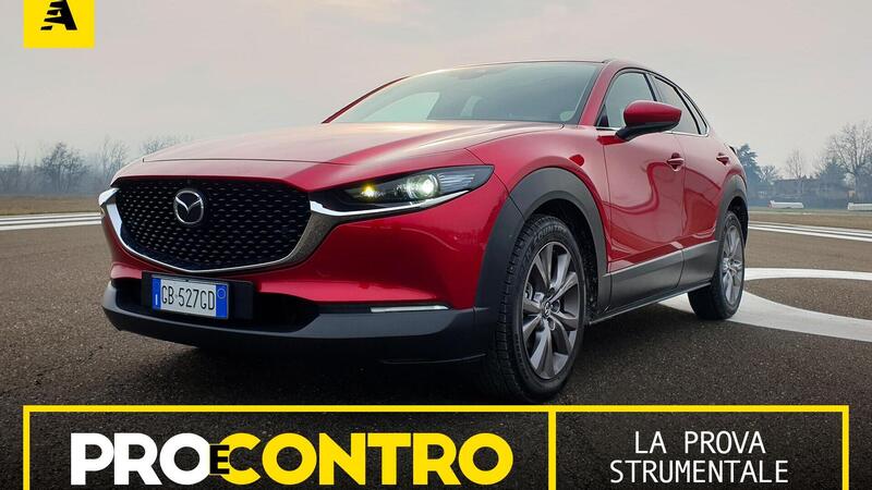 Mazda CX-30, PRO e CONTRO. La Prova Strumentale [Video]