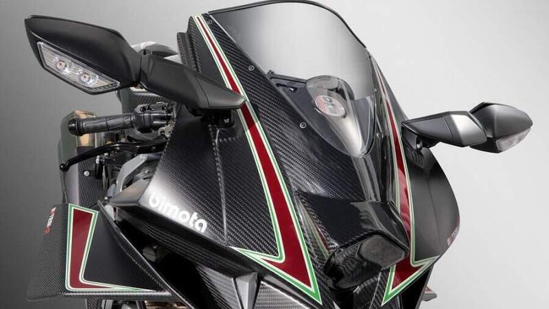 Bimota, prime immagini della Tesi H2 Carbon