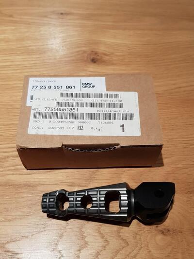 Poggiapiedi sinistro HP fresato BMW