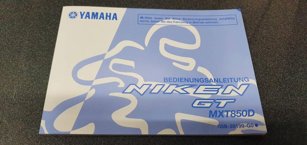USO E MANUTENZIONE MANUALE YAMAHA NIKEN GT