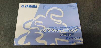 USO E MANUTENZIONE MANUALE YAMAHA NIKEN GT 850