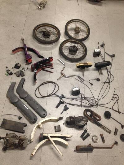 Pezzi in blocco Ciao Piaggio