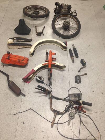 Pezzi in blocco Malaguti Cobra