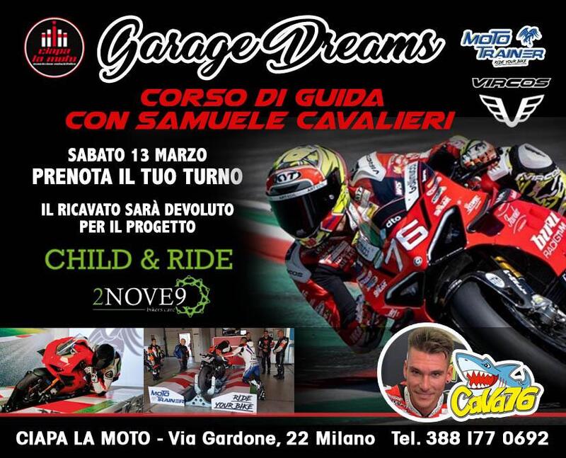 Ciapa la Moto: torna Garage Dreams per Child &amp; Ride