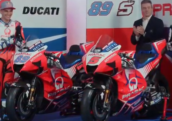 Johann Zarco Show alla presentazione del Team Pramac: Ducati corteggiatrice&hellip; sulle note di Paolo Conte