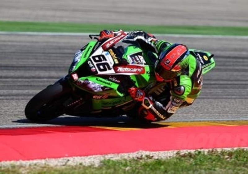 SBK GP di Aragon. Laverty conquista il primo turno di qualifiche