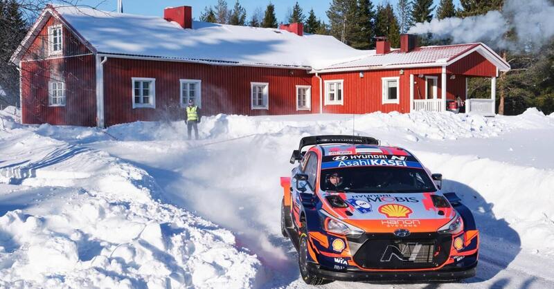 WRC21. Arctic Rally. Tanak e Hyundai implacabili! 