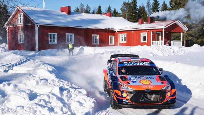 WRC21. Arctic Rally. Tanak e Hyundai implacabili! 