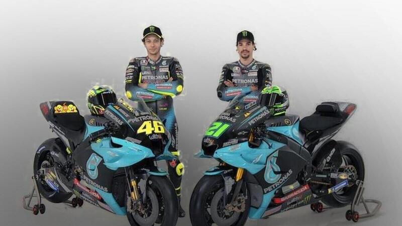 MotoGP. Valentino Rossi, Franco Morbidelli e la presentazione del Petronas Yamaha SRT  [GALLERY]