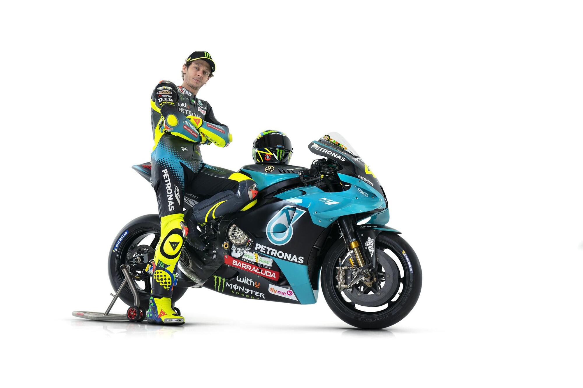 Valentino Rossi Petronas Yamaha M1 2021 new nuova colori tuta moto 2