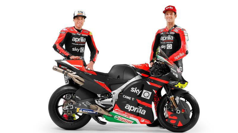 MotoGP. Aprilia Racing Team Gresini svela la RS-GP 2021 di Espargaro e Savadori