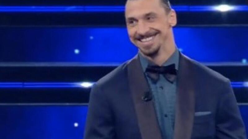 Festival di Sanremo: Zlatan Ibrahimovic &quot;salvato&quot; da un motociclista [VIDEO]