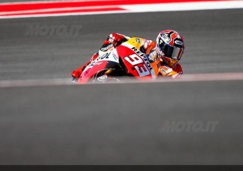 MotoGP Austin. Marquez &egrave; il pi&ugrave; veloce nel primo turno di prove libere