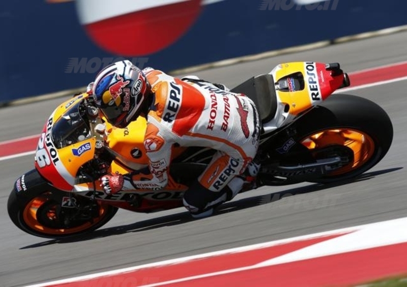 MotoGP. Prove libere 3 ad Austin. Pedrosa &egrave; il pi&ugrave; veloce