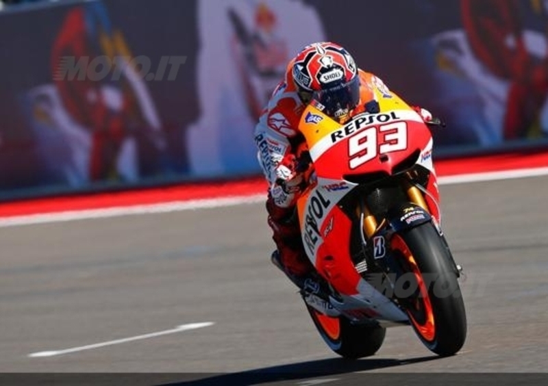 MotoGP. Marquez conquista la pole ad Austin. Rossi 8&deg;